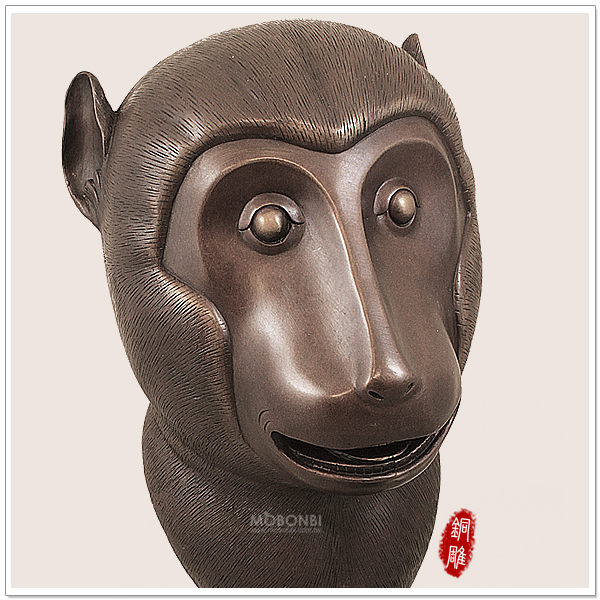 [ 圆明园十二生肖兽首铜雕-猴] - [批发商城] - [mobonbi 摩邦比生活